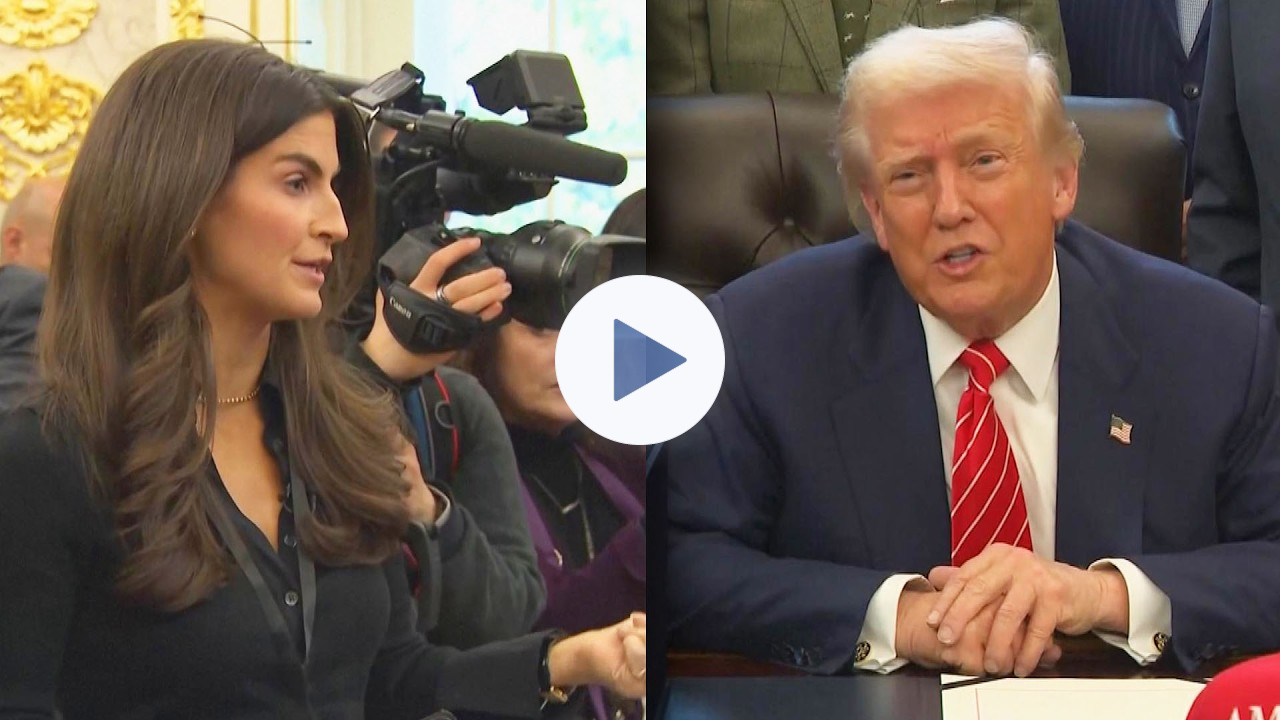 Outrage After President Trump Lashes Out At CNN's Kaitlan Collins