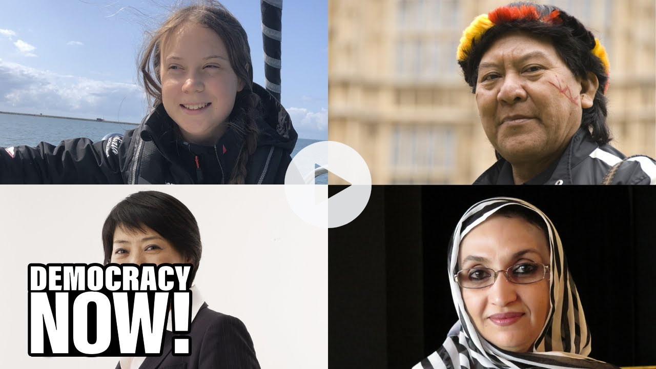 "Alternative Nobel Prize:" Right Livelihood Award Celebrates 40 Years Honoring Grassroots Activists