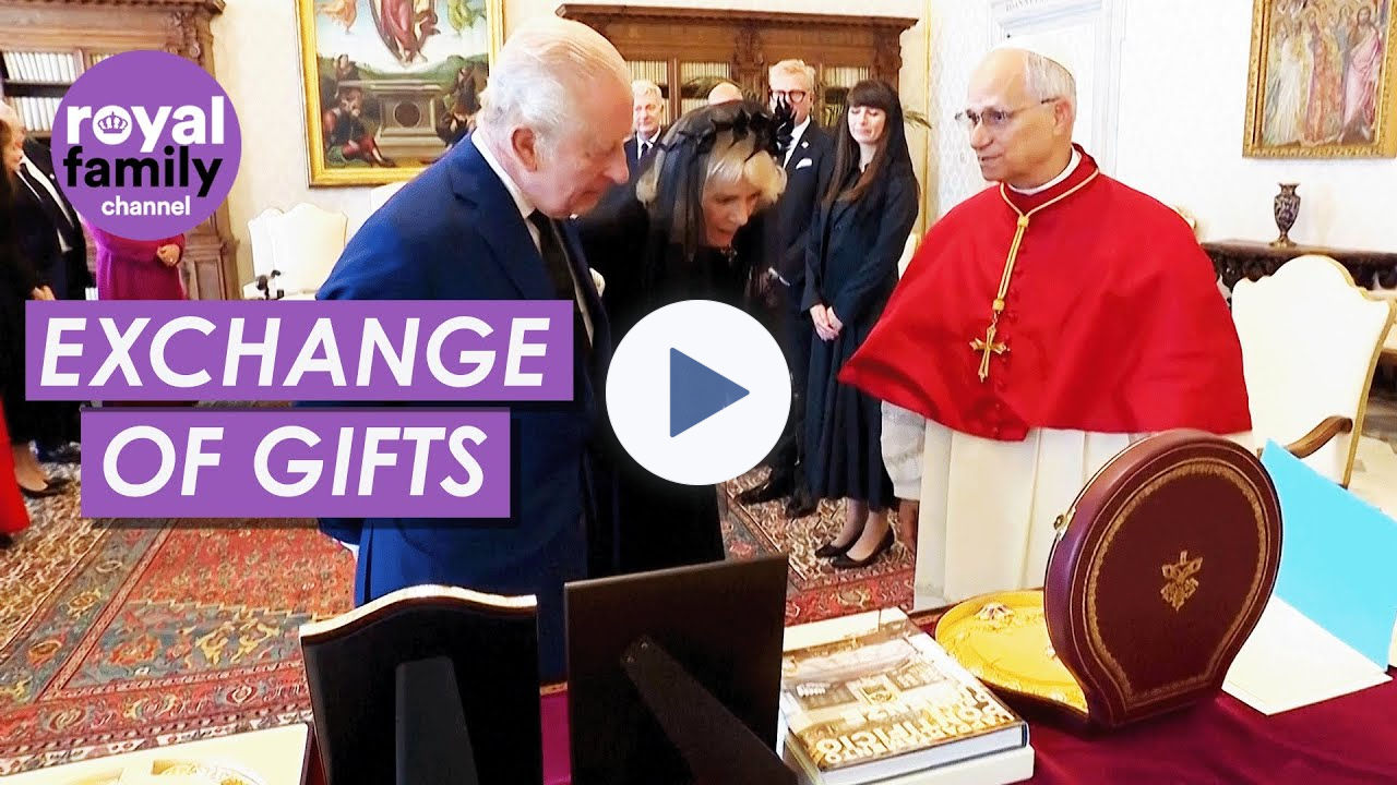 King Charles and Pope Leo XIV Exchange Gifts During Historic Vatican Visit