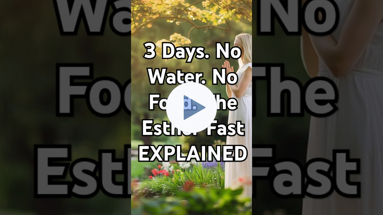 What Is the Esther Fast? The Power of Absolute Fasting Explained