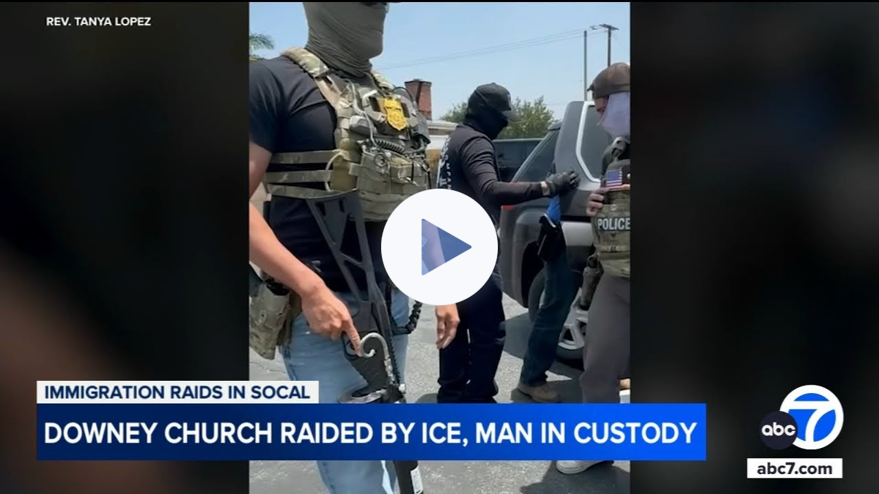 ICE agents raid church, man taken into custody, pastor says
