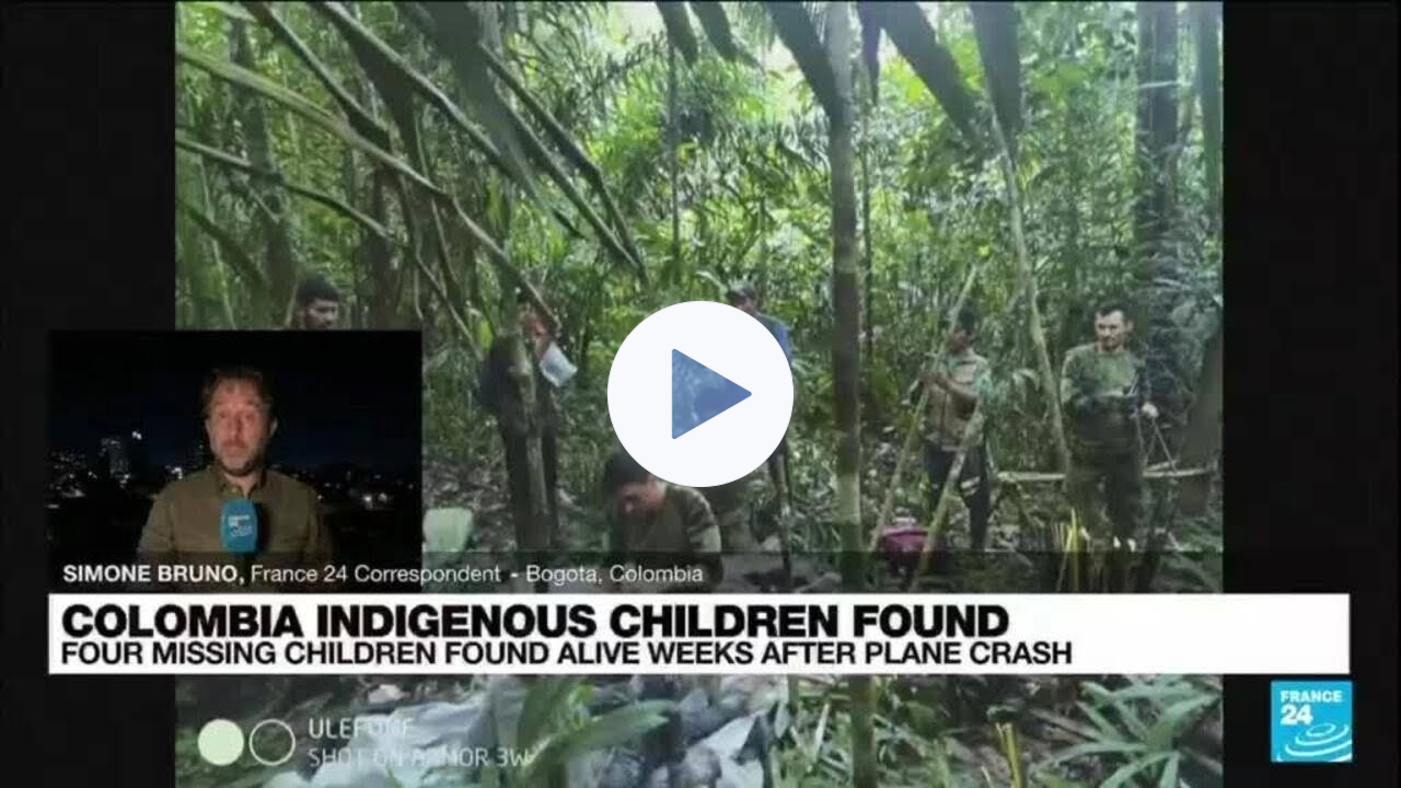 Colombia children found alive in Amazon jungle 40 days after plane crash * FRANCE 24 English