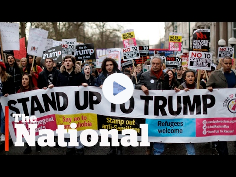Global protests against Trump's travel ban