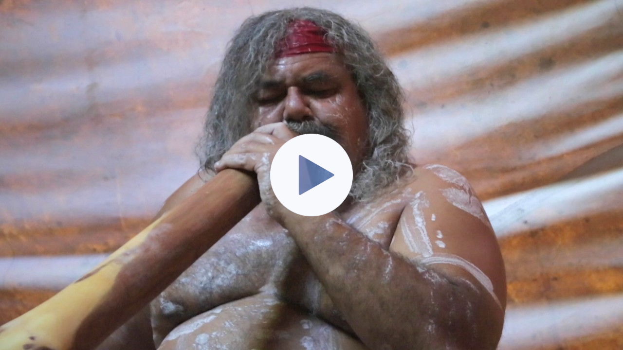 Traditional Didgeridoo Rhythms by Lewis Burns, Aboriginal Australian Artist