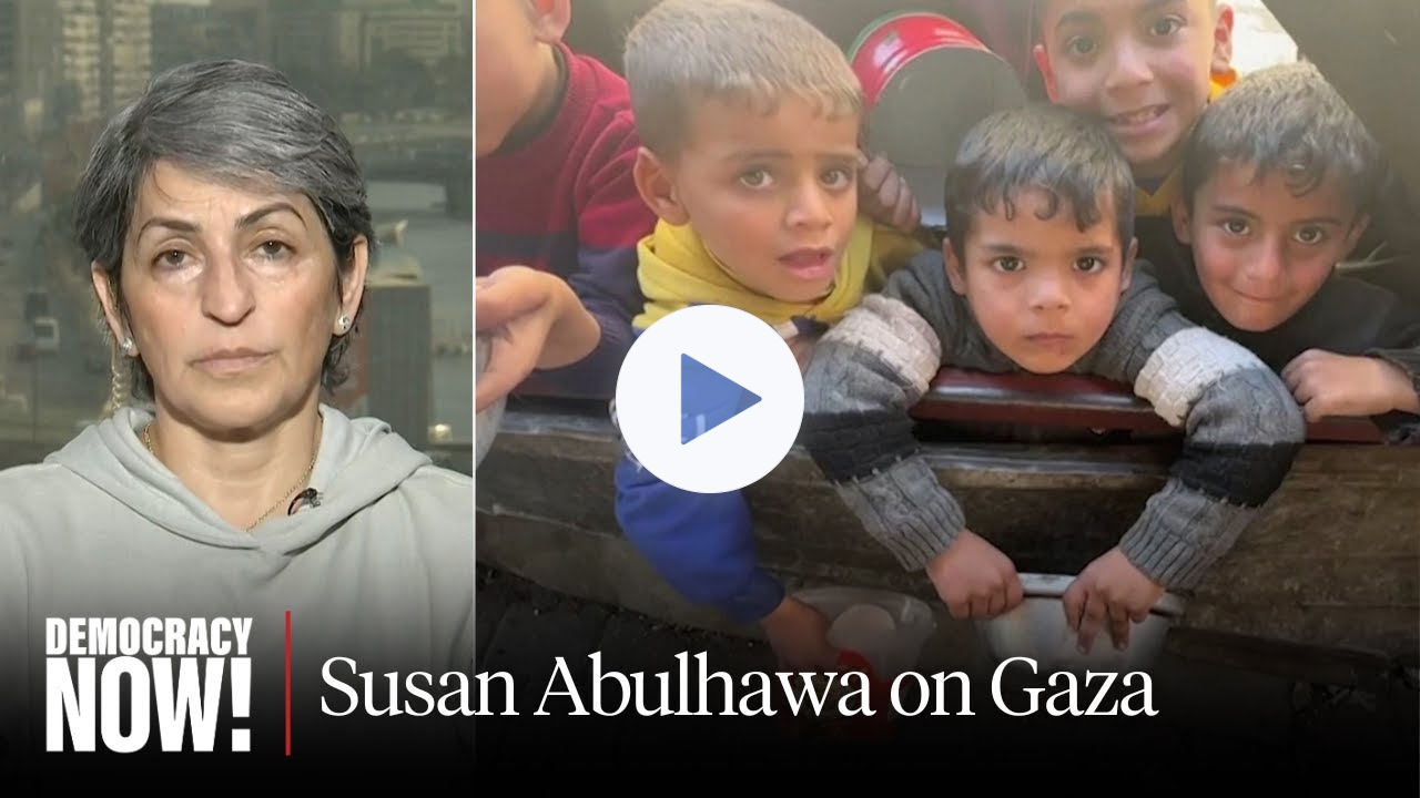 What I Witnessed in Gaza Is a Holocaust: Palestinian Writer Susan Abulhawa