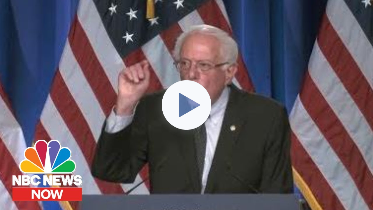 Bernie Sanders: We No Longer Accept Greed Of Pharmaceutical Industry | NBC News Now