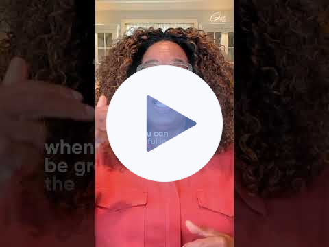 Oprah on the Best Time to Practice Gratitude #oprah