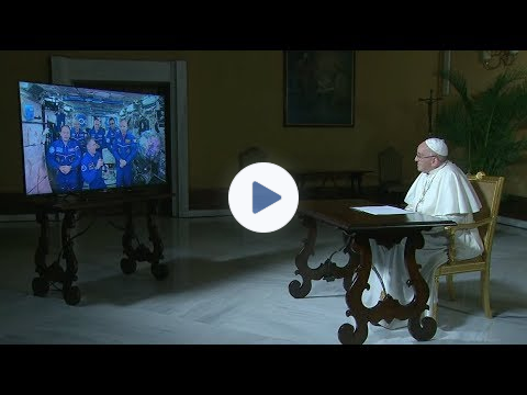 Space Station Crew Holds an Out of this World Audience with the Pope
