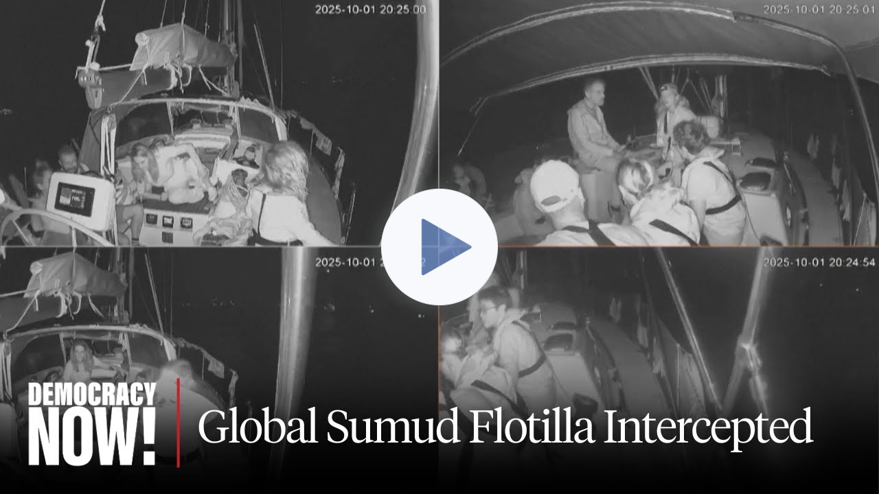 "Shameful": Israel Seizes Gaza-Bound Vessels & Detains 400+, But More Boats Are Now Heading to Gaza