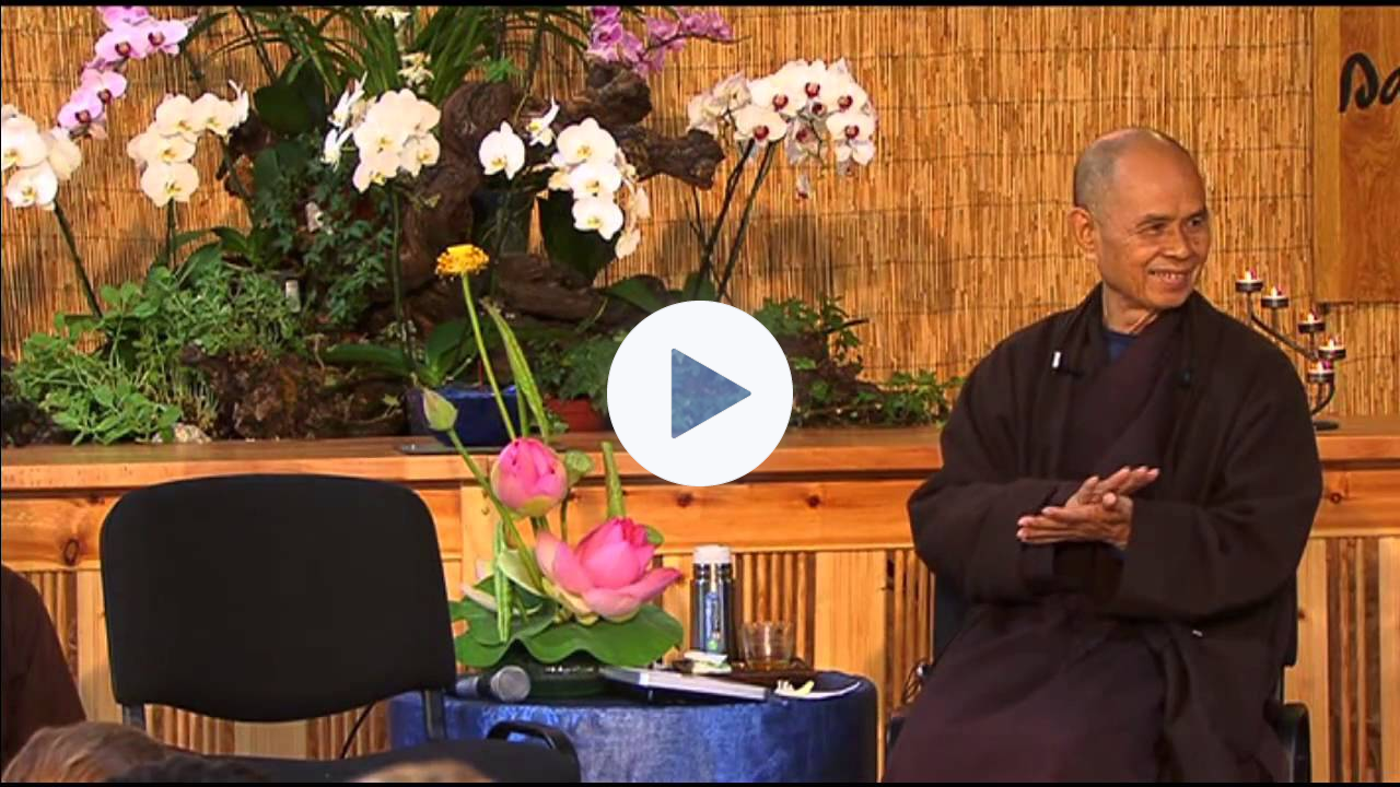 Thay rolls a lotus petal and begins smiling... but we had no idea what would happen next!