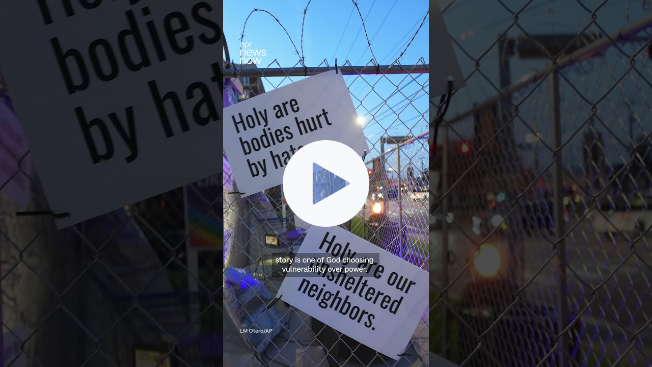Dallas church's nativity evokes immigration detention centers, homelessness