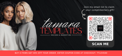 Tamara Templates Complimentary Gift QR Code