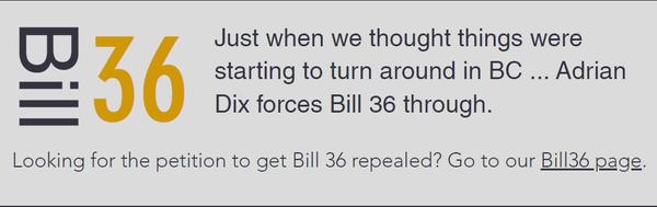 Repeal Bill 36