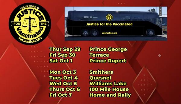 Vax Justice Bus Tour