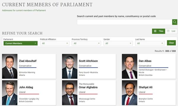 members of parliament
