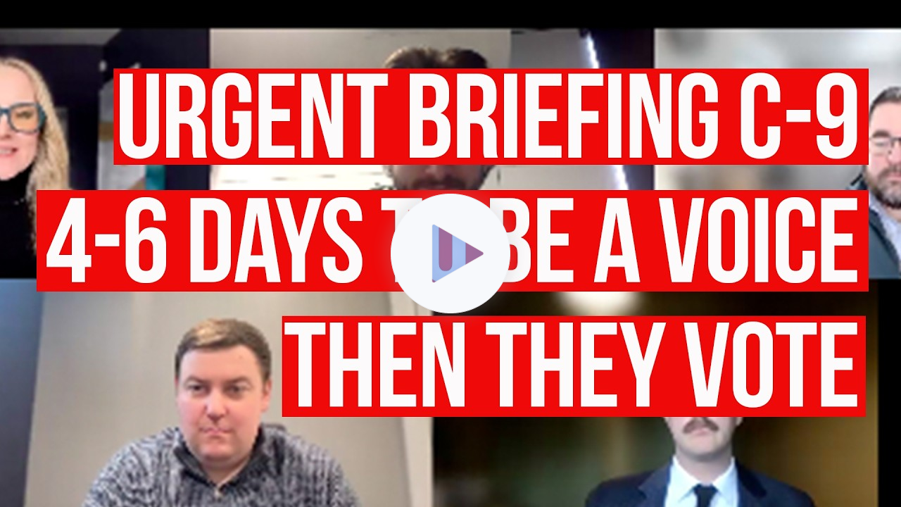 URGENT & TIME SENSITIVE: 4-6 Days to C-9 Vote | ACT NOW
