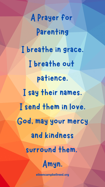 Prayer for Parenting - back to school