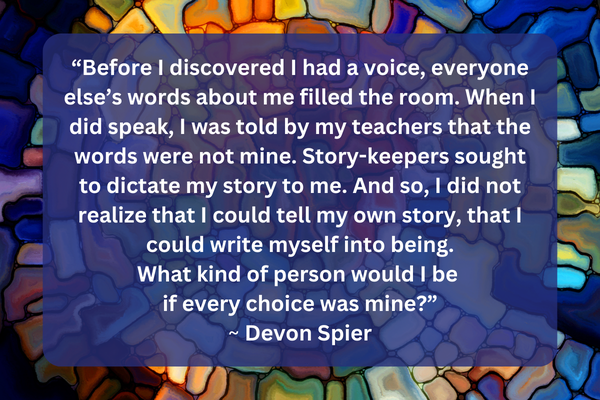 How would you tell your own story? 