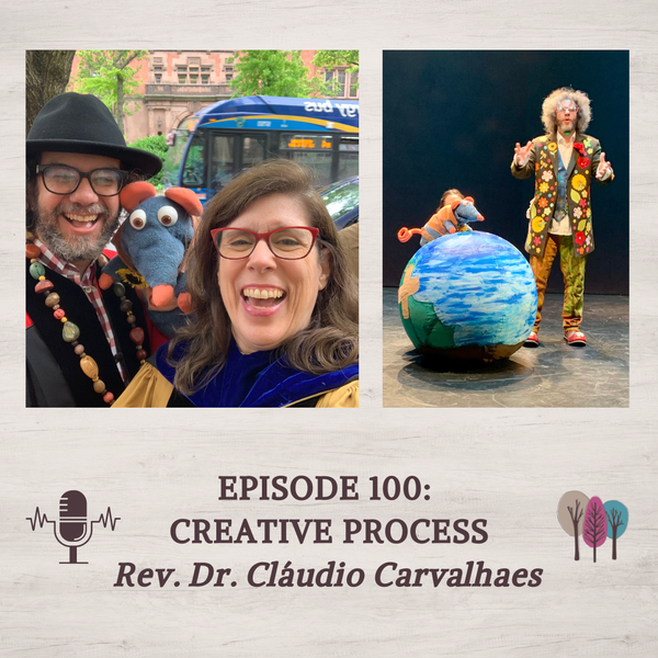 Eileen Campbell-Reed and Cláudio Carvalhaes, Cláudio performing his one-person show