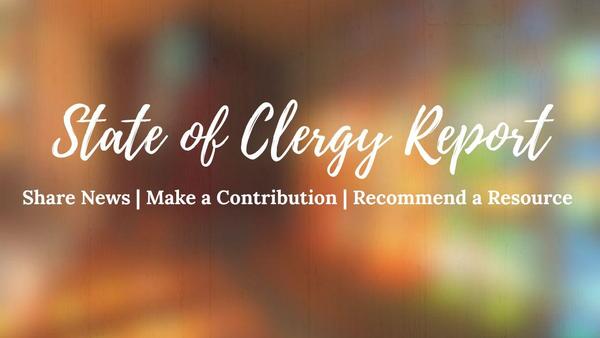 Contribute to state of clergy report