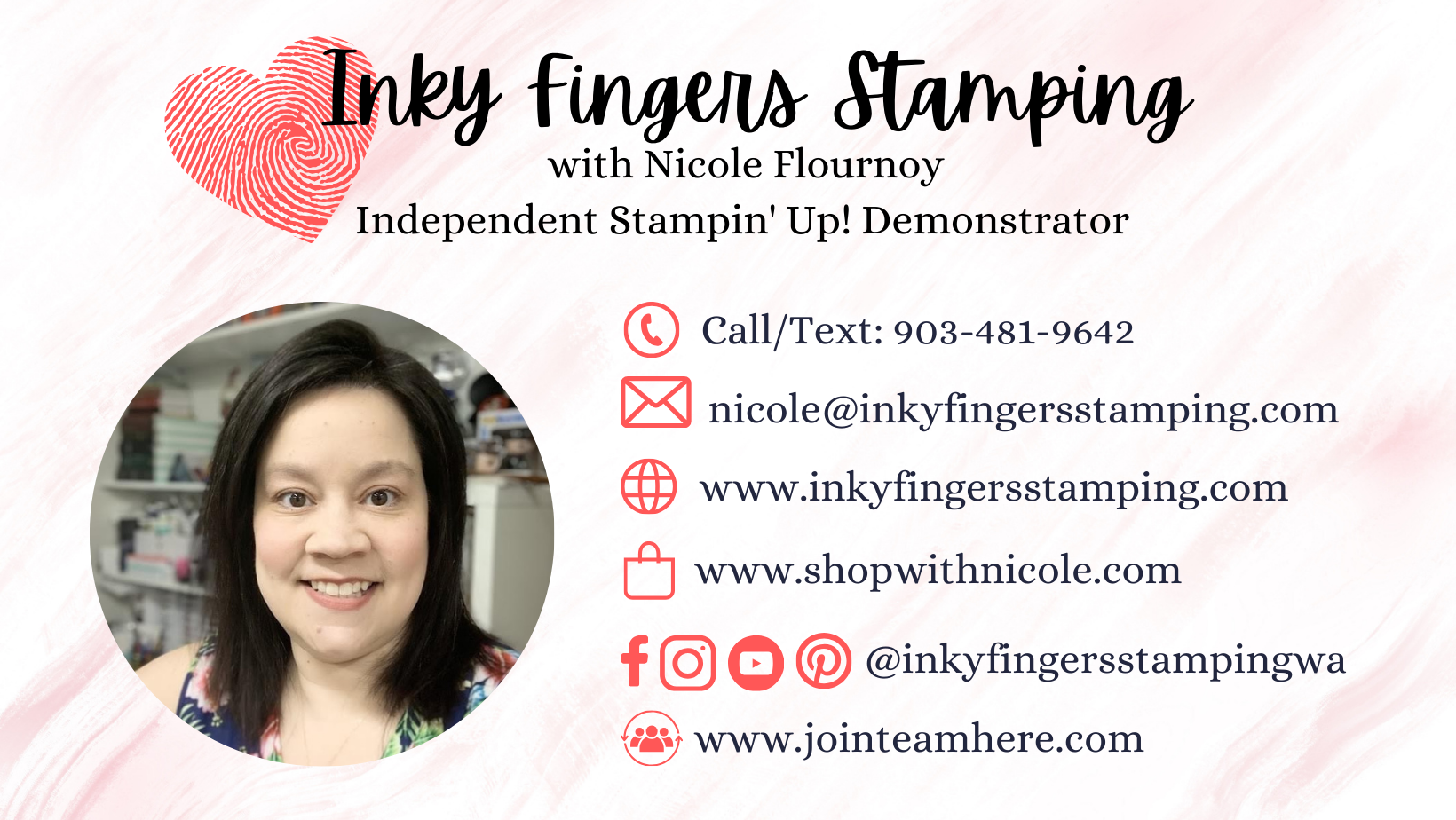 Nicole Flournoy - Inky Fingers Stamping