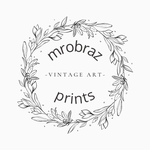 Printable gallery wall set, curated vintage prints