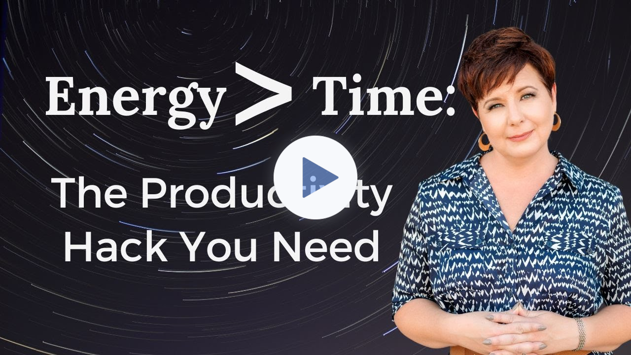The Key To Productivity: It's Energy, Not Time