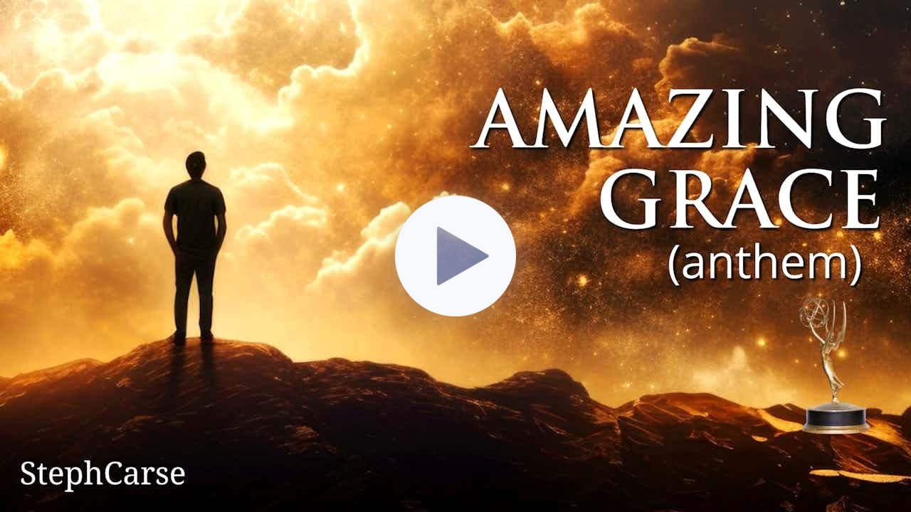 Amazing Grace 🏆 Emmy Award Winning Arrangement - Worship Music | Steph Carse