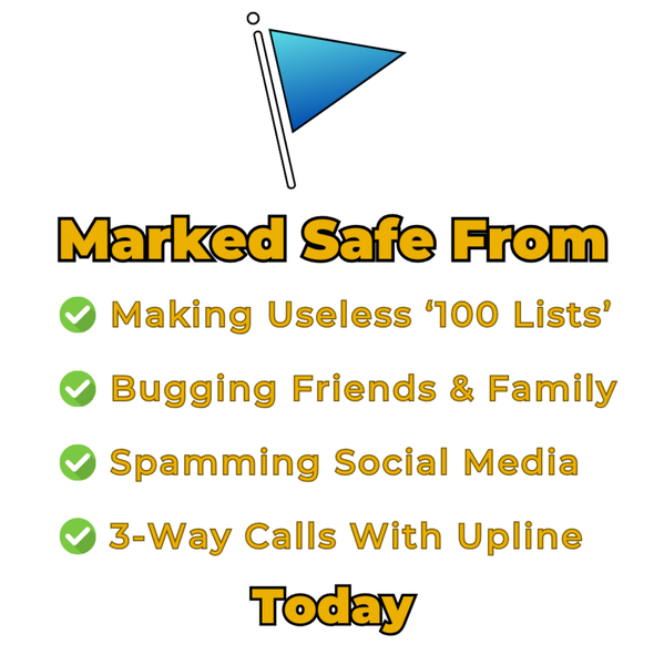 Shawn's Internet Rockstar Secret Mrked safe from making useless 100 liss bugging fiends & family spmming social media 3-way call with upline