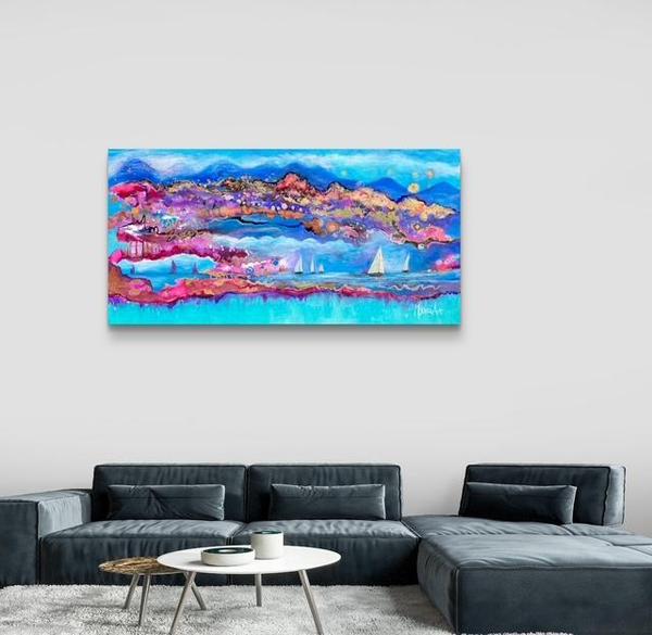 Abstraktes Kunstwerk von Monira Art vom Bodensee