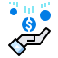 Hand with dollar sign image