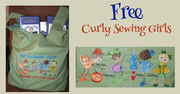 Curly Sewing Girls