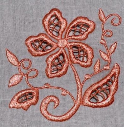 Floral Cutwork