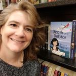 Jenna Harte with Death of a Debtor at Barnes and Nobles