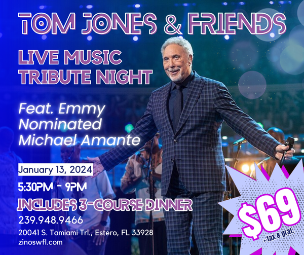 Tom Jones and Friends Tribute with Michael Amante