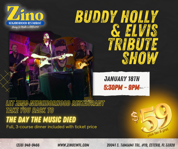 Buddy Holly and Elvis Tribute Show