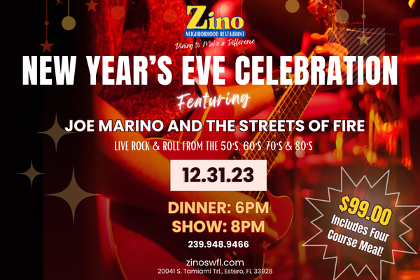 Zino Neighborhood Restaurant New Year's Eve Celebration