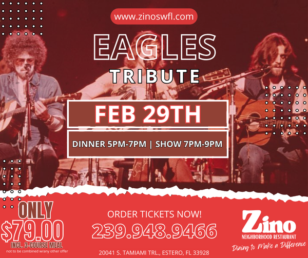 Eagles Tribute Live Show at Zino Neighborhood Restaurant