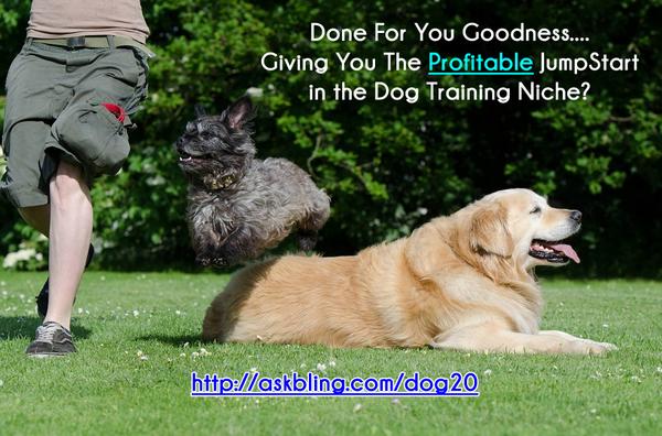 Done For You Goodness in the Dog Training Niche