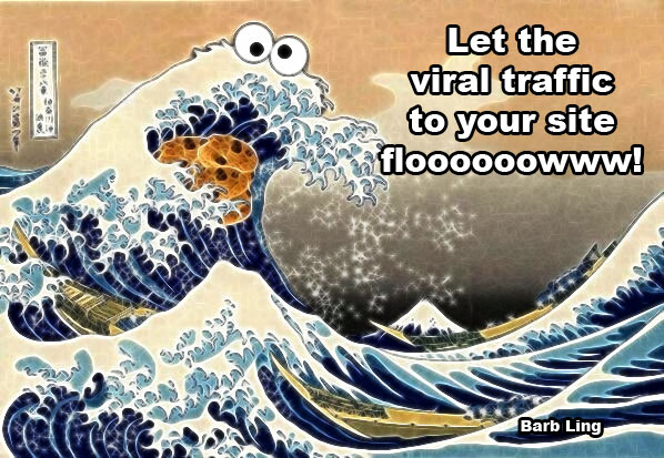 Cookie Monster says let this floooooow to your site!