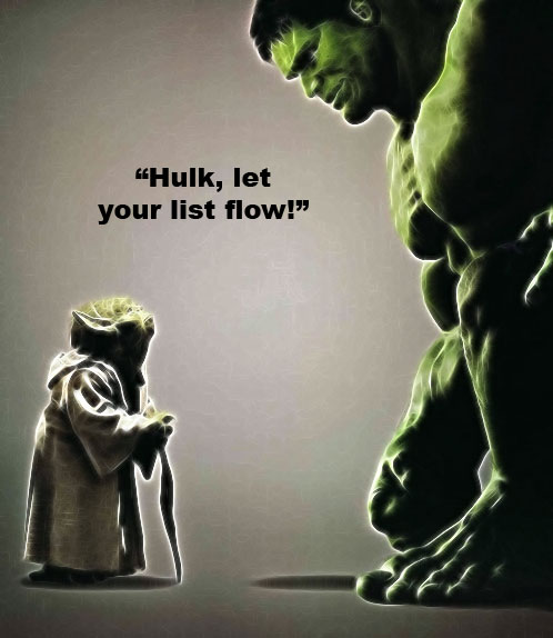 Yoda's advice to the Hulk