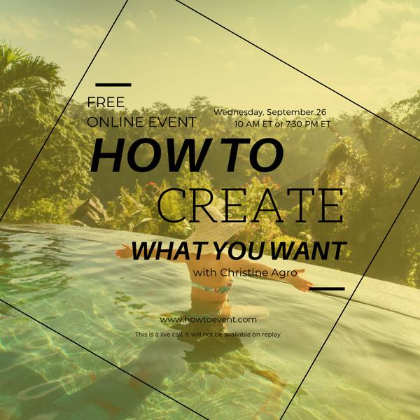How to Creat what you want 