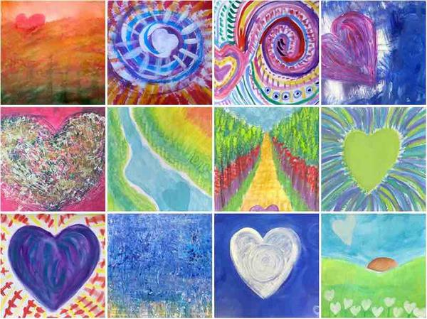 Heart Whisper oracle Card Paintings 