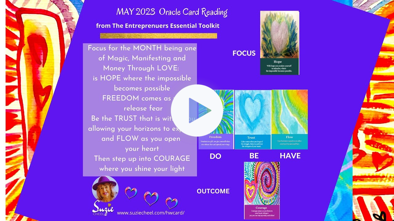 May a month for Magic, Manifesting and Money Through LOVE: