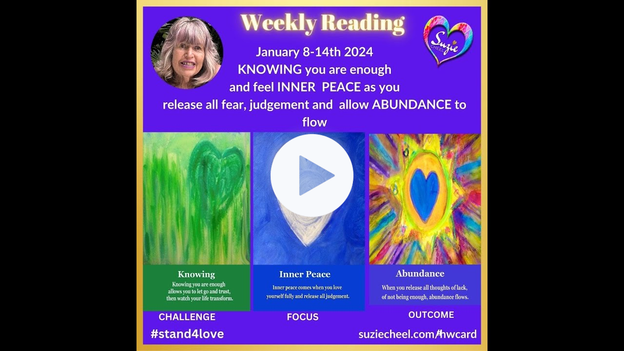 KNOWING you are enough allows ABUNDANCE to flow