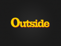 Outside