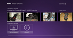 Photo Streams lets you use your own photos as a Roku screensaver