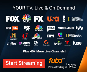 fuboTV starting at $14.99/month