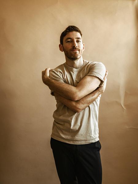 Writer sitting on chair