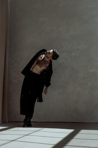 Writer sitting on chair